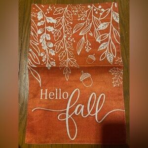 Garden Flag Autumn Fall 12" x 18" NWOT
